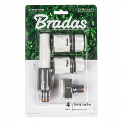Bradas Σετ Εξαρτημάτων Νερού 4τμχ. White Line Bradas Σετ Εξαρτημάτων Νερού 4τμχ. White Line