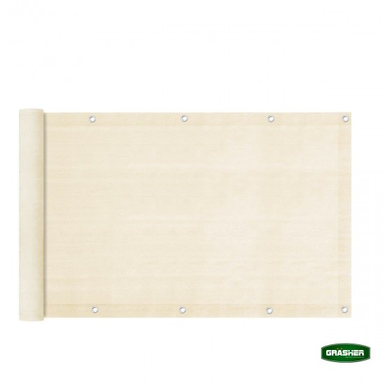 Grasher Διαχωριστικό Δίχτυ Μπαλκονιού με Κρίκους - Μπεζ (0.75 x 6m) Grasher Διαχωριστικό Δίχτυ Μπαλκονιού με Κρίκους - Μπεζ (0.75 x 6m)