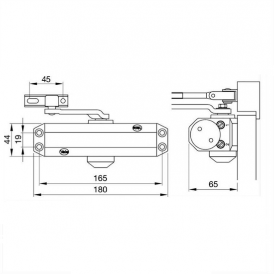 Yale 300 Μηχανισμός Πόρτας UL2/3/4 Ασημί Yale 300 Μηχανισμός Πόρτας UL2/3/4 Ασημί